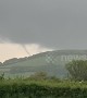 Funnel cloud forms in Somerset, UK