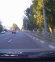 Blind Turn Causes Bad Crash