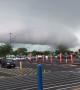 Massive Wall Cloud Forms Outside of Store