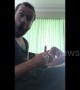 Australian man has the greatest reaction to amazing pen trick