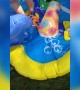 Little Girl is Confused About Slide