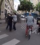 Extraordinary road rage incident in Paris involving BLIND man