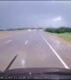 Truck driver captures stunning lightning storm on dashcam in Oklahoma
