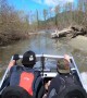 Whipping a 360 in a Jet Stream Boat