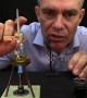 Australian teacher creates 'ASMR' water fountain with tiny science tools