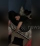 Drunk man dances lying in bed thinking he’s still at the club