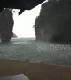 'James Bond' island battered by storm in southern Thailand