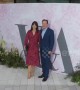 Former British PM David Cameron arrives with wife Samantha at the V and A Museum Summer Party