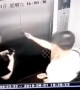 Elevator doors crash open after man one-inch punches them in China