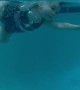 One-Year-old Independent Swimmer