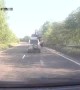 Two Cars Barely Avoid Head On Collision