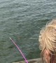 Kiddo Freaks Out Over Her First Fish