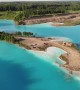 Instagram influencers flock to 'unsafe' bright blue lake in Siberia