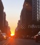 Stunning "Manhattan henge" delights New Yorkers once more