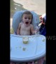 US baby gets brain freeze for the first time on her birthday