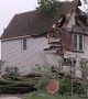 Severe thunderstorm damage in Dunnville, Ontario