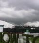 Tornado at Tatton Park flower show near Manchester