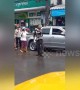 Funky Thailand cop dances while directing traffic
