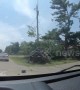 Shocking aftermath of storm damage from a microburst