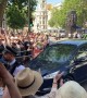 Boris Johnson greeted by a mix of cheers and jeers at Downing Street after being announced as Prime Minister