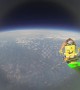 SpongeBob goes to space after GoPro attached to weather balloon is launched from US