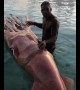 Man discovers totally bizarre sea creature