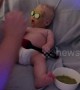 Pampered in Pampers: Baby experiences first spa day in Arizona home