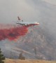 Spotter Plane Leads Firefighting Jet into Drop Zone