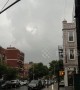 A glimpse at New York City during an intense thunderstorm