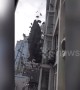 Cluster of tiles slide off roof of six-storey building in China's Dalian