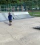 Superstar kid nails a 360 flip