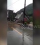 Several houses collapse as flash floods sweep northern China