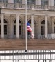 El Paso Shooting: US Flag at half-mast at New York City Hall