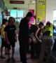 Thai schoolboy rescued after getting foot stuck in gap between bench and wall