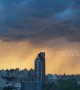 Stormy skies make for stunning sunset over Manhattan