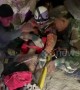 Cambodian man rescued after spending four days wedged between rocks in a cave