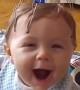 Baby\'s priceless reaction to scalp massager