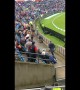 Funny clip shows fans in stands take part in their own game of cricket as rain stops play at Ashes Test match in Headingley
