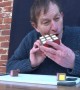 UK man creates and solves Rubik's Cube made out of chocolate