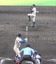 Japanese baseball player whacked on the shoulder replies with an impressive home run