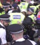 Clashes, arrests and Nazi salutes as Tommy Robinson supporters clash violently with anti-fascists in London