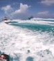 Epic water skiing flip!