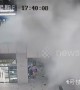 Rainwater crashes down into Chinese mall after ceiling collapses