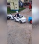 Four-year-old boy shows off incredible driving skills with toy car in China
