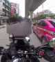 Hero biker chases and catches taxi driver who allegedly stole mobile phone in Thailand