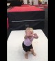 Little Gymnast Sticks the Landing
