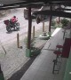 Truck Parks on Top of Unseen Motorcycle