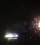 Crazy fireworks show occurs over soccer stadium in Buenos Aires