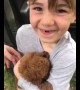Kid ecstatic after receiving brand new puppy