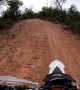 Kangaroo Jumps into Dirt Bike Rider